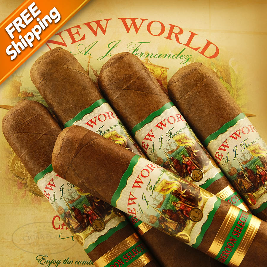 Image of New World Cameroon Gordo Pack of 5 Cigars