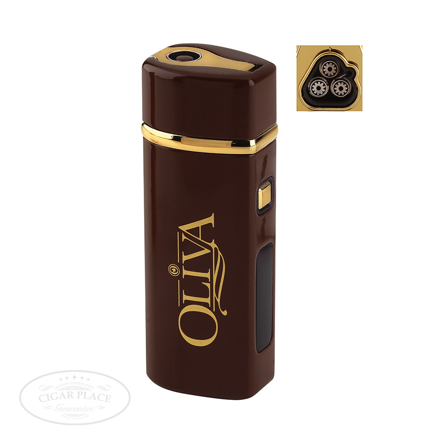 Image of Oliva Electronic Triple Torch Lighter