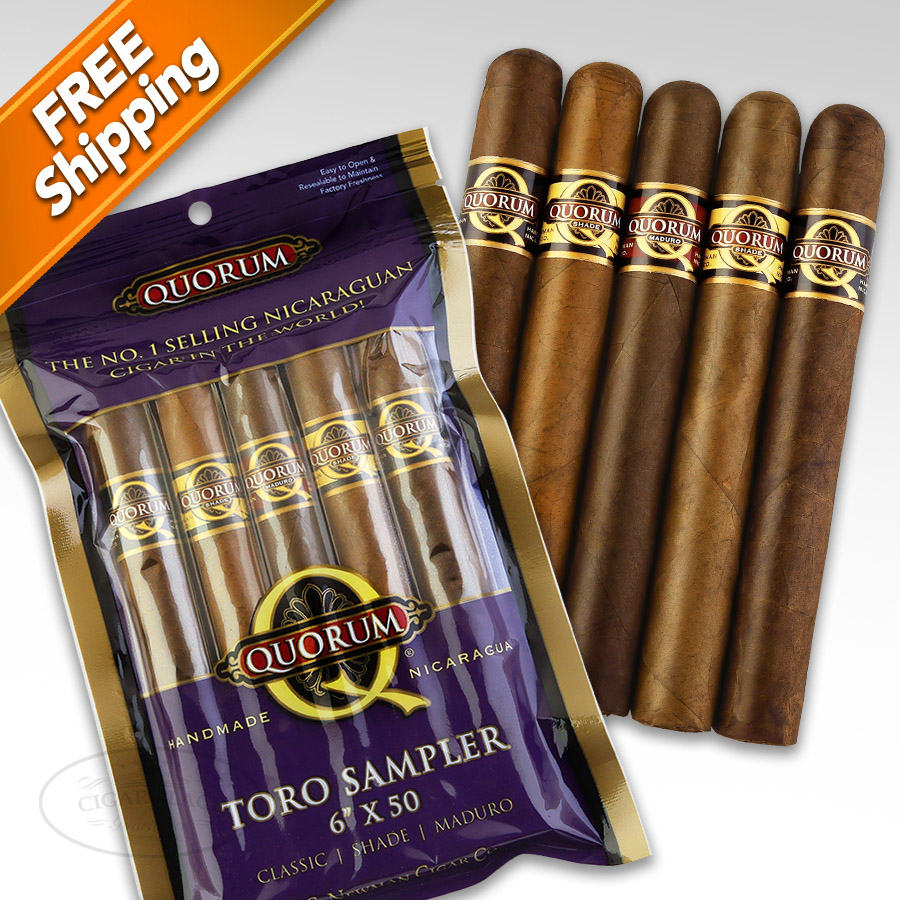 Image of Quorum Toro Sampler Fresh Pack of 5 Cigars