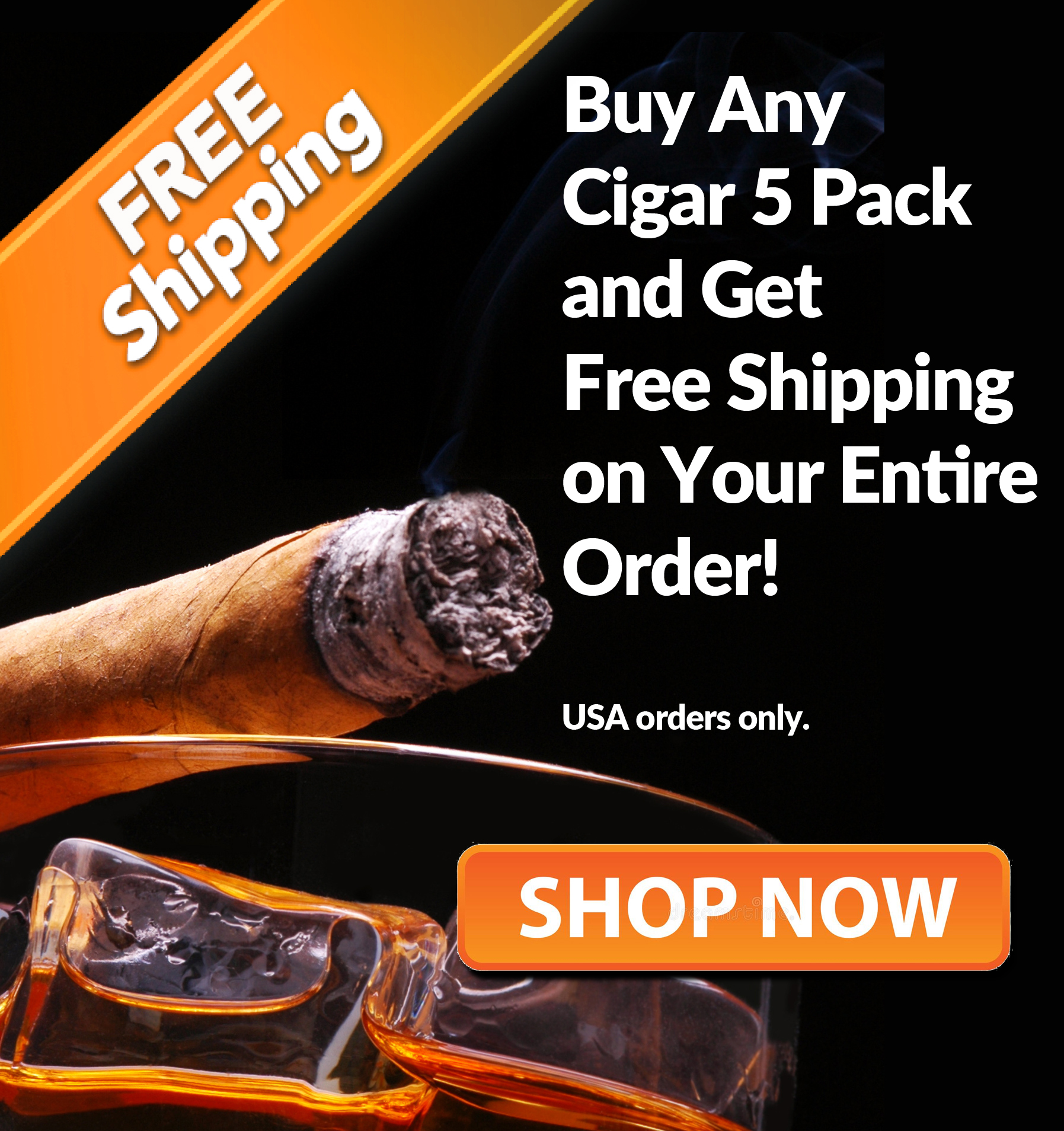 free shipping cigar 5 packs