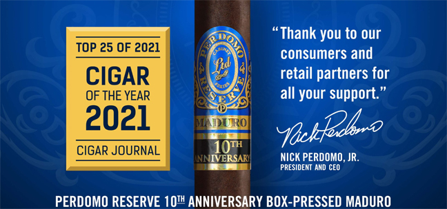  Perdomo 10th anniversary top cigar of the year